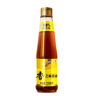 福临门凉拌调味火锅油家用炒菜香油芝麻油220ml