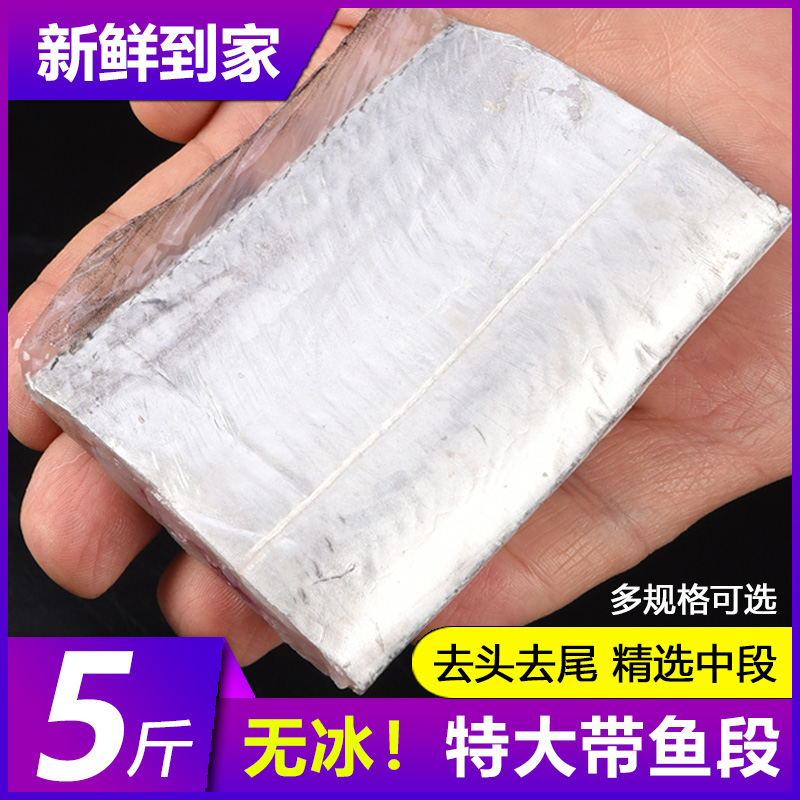 带鱼新鲜冷冻刀鱼中段特级大号东海小眼深海鱼鲜活海鲜冰鲜整箱10