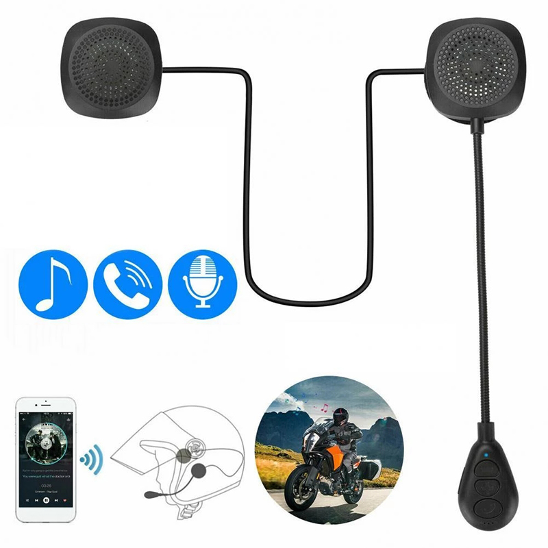 摩托电动车内置头盔耳机半盔全盔蓝牙耳机无线耳麦导航骑行装备