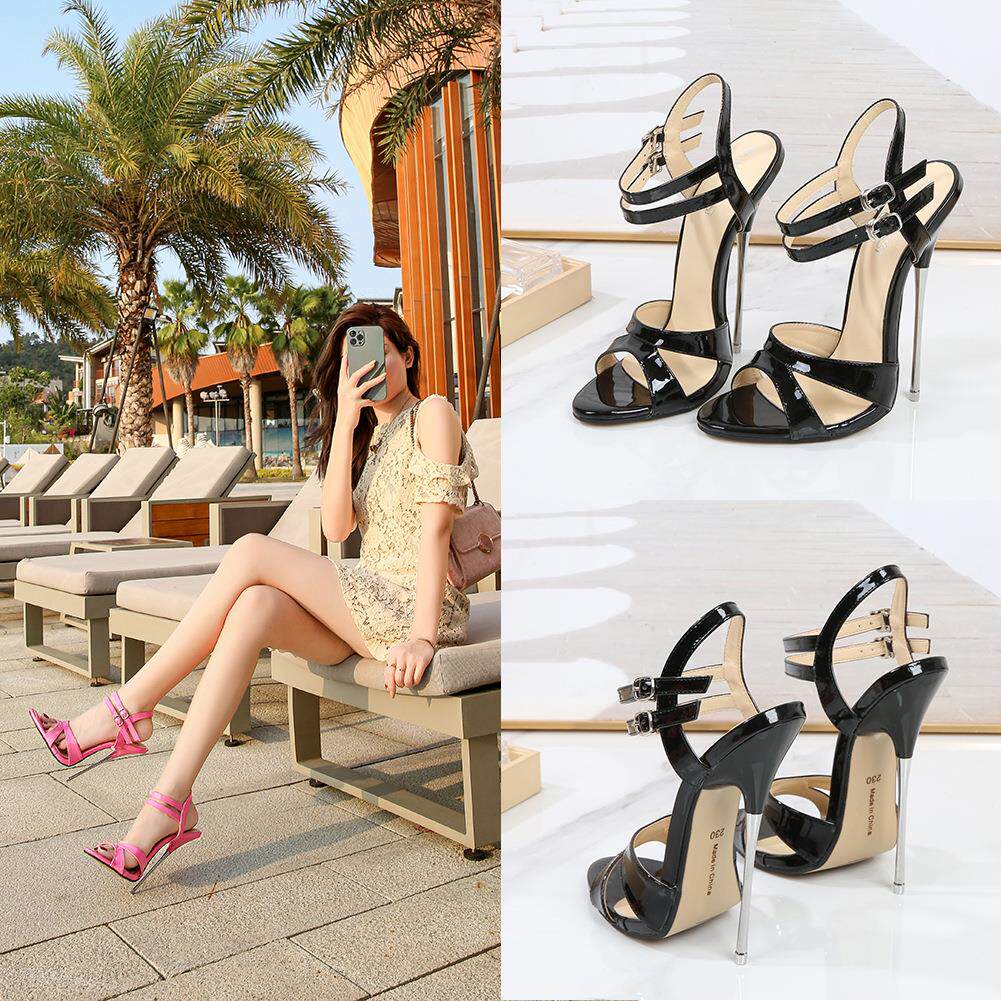 夜店大码细跟伪娘高跟鞋女装cd变装反串男用鞋子定制