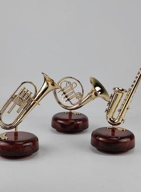 新款乐器造型音乐盒 创意家居软装饰摆件经典礼物工艺定制