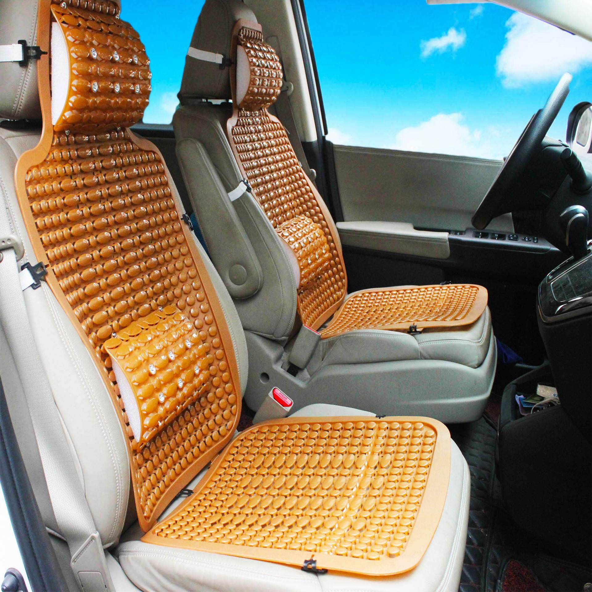 汽车塑料坐垫夏季凉垫坐椅垫通用面包车大小客货车办公室座垫定制