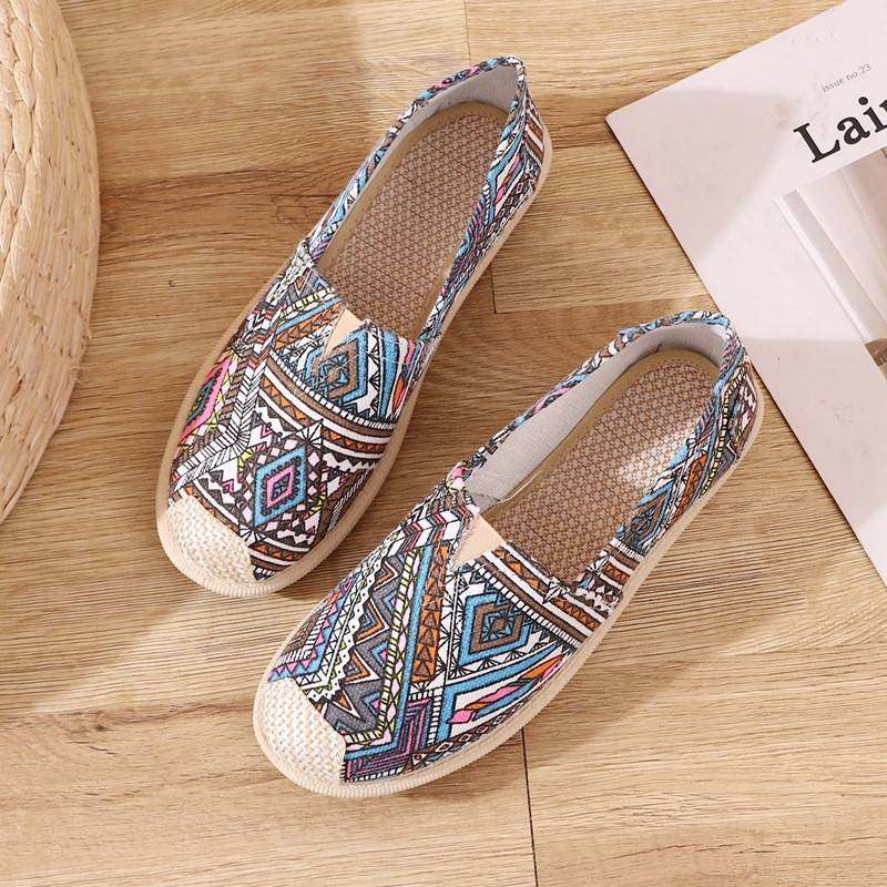 厂家直销女鞋2026新款老北京布鞋女低帮透气软底渔夫鞋休闲布鞋女,女鞋,帆布鞋,淘宝优惠券,粉丝福利购,淘宝优惠卷