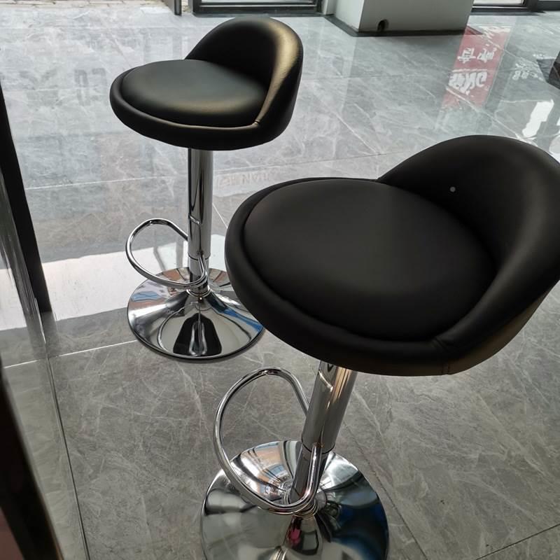 北欧式酒吧椅吧台椅家用升降旋转椅前台椅收银高脚营业厅手机店凳