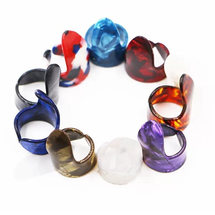 吉他指套拨片 全赛璐璐材质拇指食指超厚弹片 吉他拨片 拇指拨片