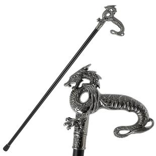 金属龙头英伦绅士手杖文明棍拐杖cosplay影视道具权杖漫展魔杖