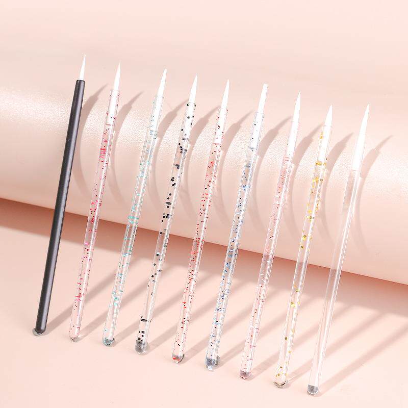 一次性眼线刷笔画眼线膏细刷子涂睫毛刷便携唇线笔化妆工具定制