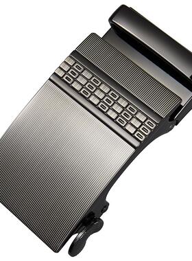 男士合金皮带扣头自动扣皮带腰带 皮带扣自动扣哑黑扣 LY36-21735