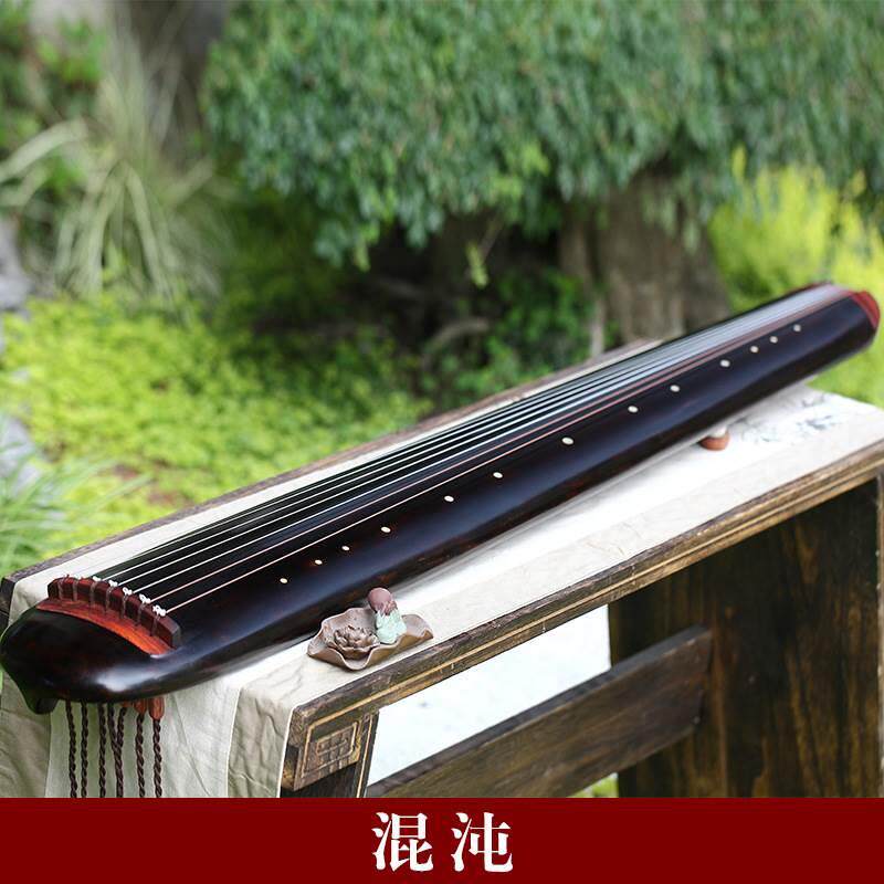 纯生漆混沌式古琴鹿角霜扬州七弦琴演奏收藏老杉木梓木古琴