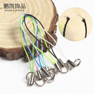 diy手工饰品配件 双圈鱼丝线手机绳 小饰品挂绳 公仔挂件玩偶定制