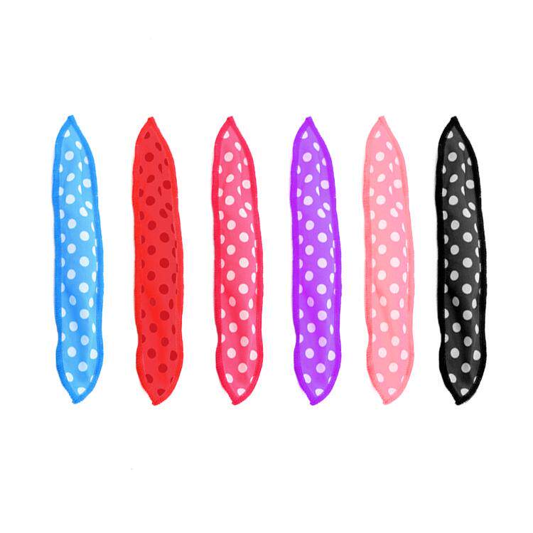 外贸波点睡眠卷发器梨花头卷发海绵棉条发卷兔耳朵魔法卷发器定制