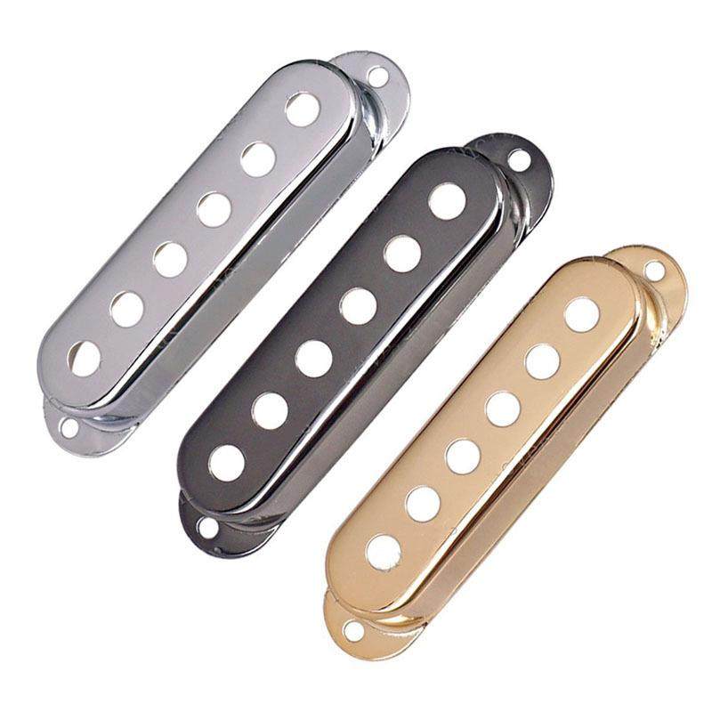 ST电吉他单线圈拾音器盖 金属外壳三单升级外套 专业乐器配件定制