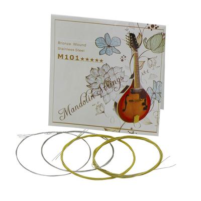 演奏考级曼陀铃琴弦 M101青铜缠弦八弦琴曼陀铃套弦8根内袋包装定