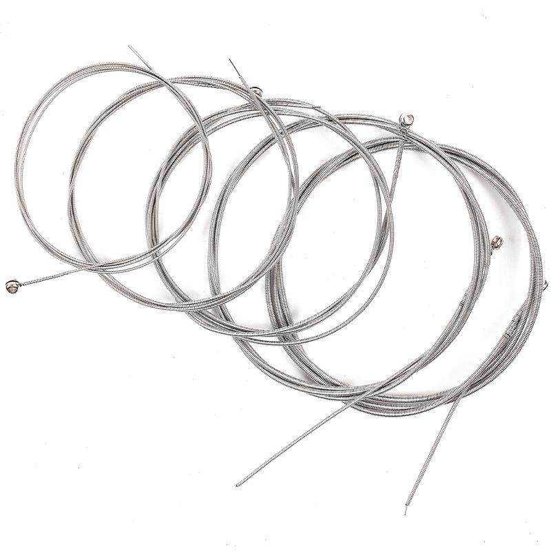 镀膜防锈一套5条吉他贝司弦 金属银色电贝斯琴弦定制