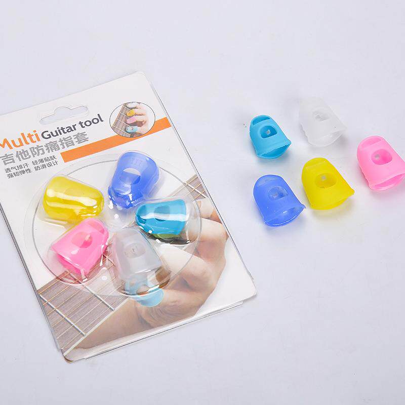 吉他指套保护套 硅胶吉他指套 初学练习按弦护指套扫弦护指拨片定