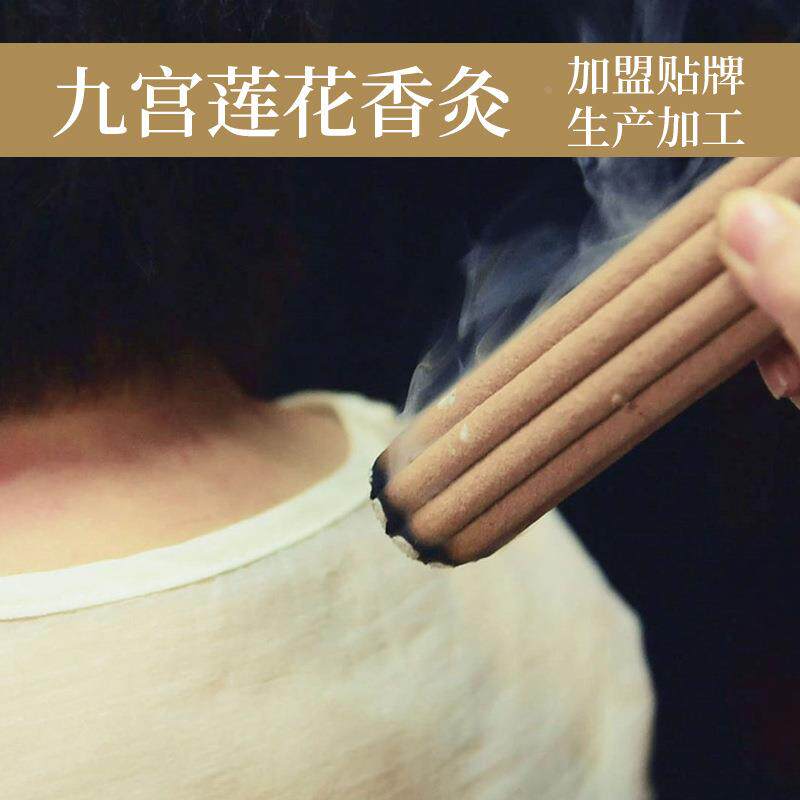 香灸九宫莲花香灸九宫火莲香灸条正品藏香沉香檀香院养生定制