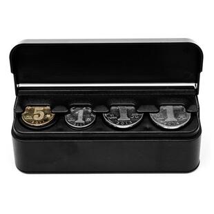 车载硬币迷你储物盒汽车创意装饰零用钱收纳盒小礼品可印LOGO定制