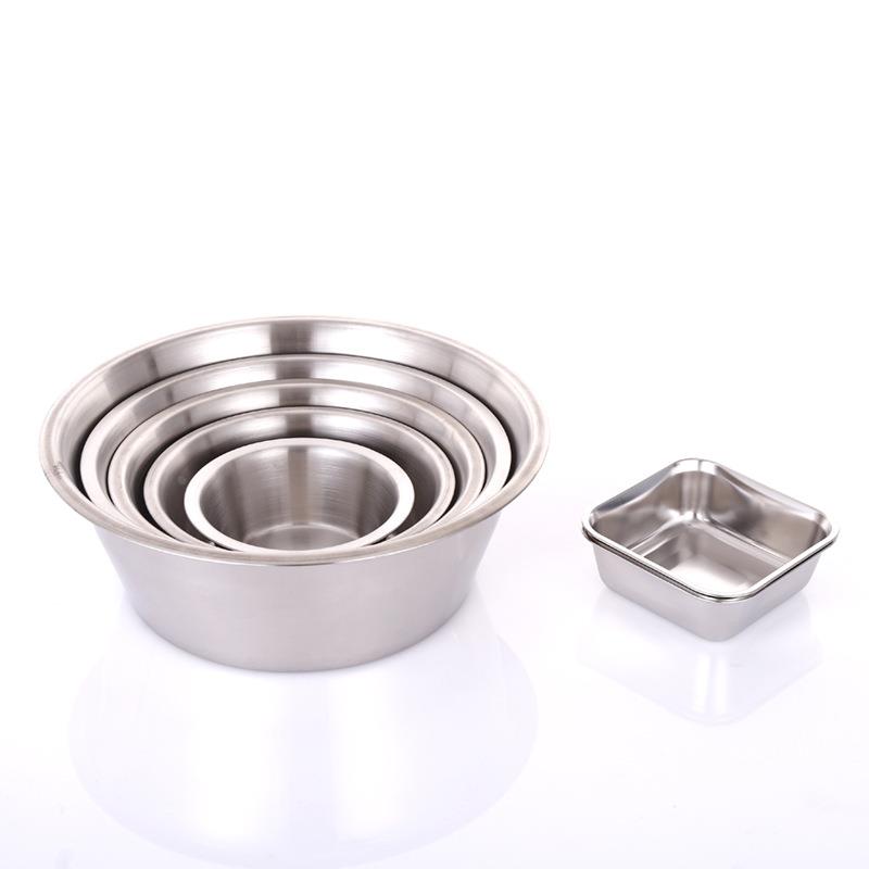 供应不锈钢宠物碗狗碗宠物食具宠物用品狗狗食水盆喂食器定制