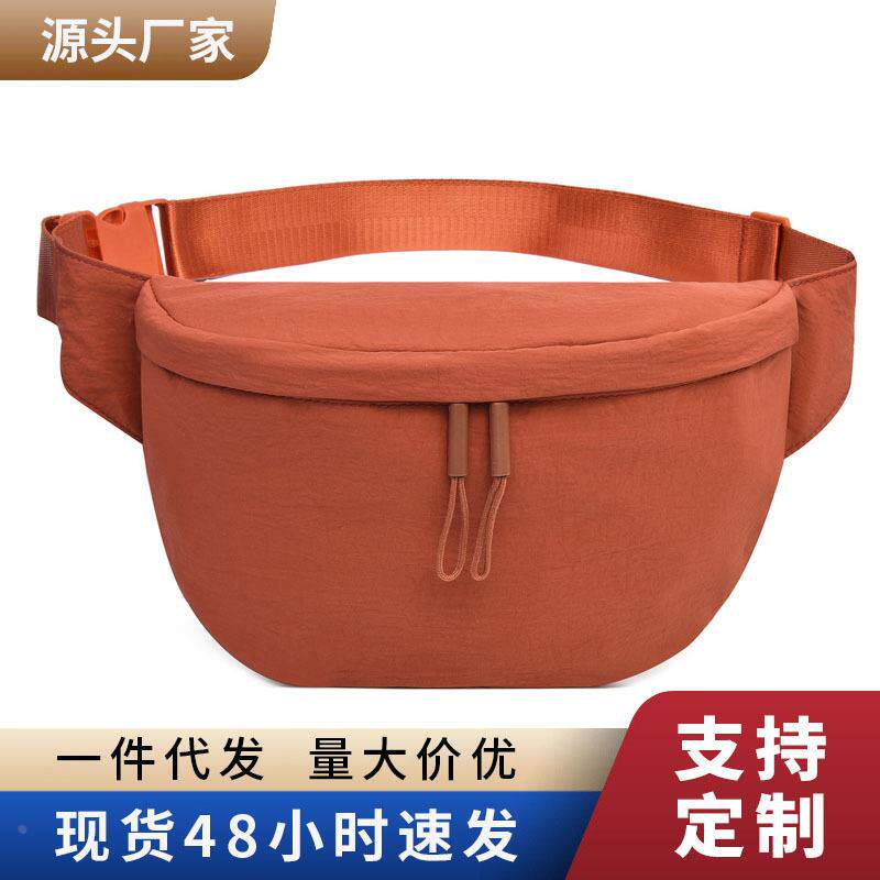 新款腰包小清新色简约手机收纳包休闲百搭软妹斜挎包女定制
