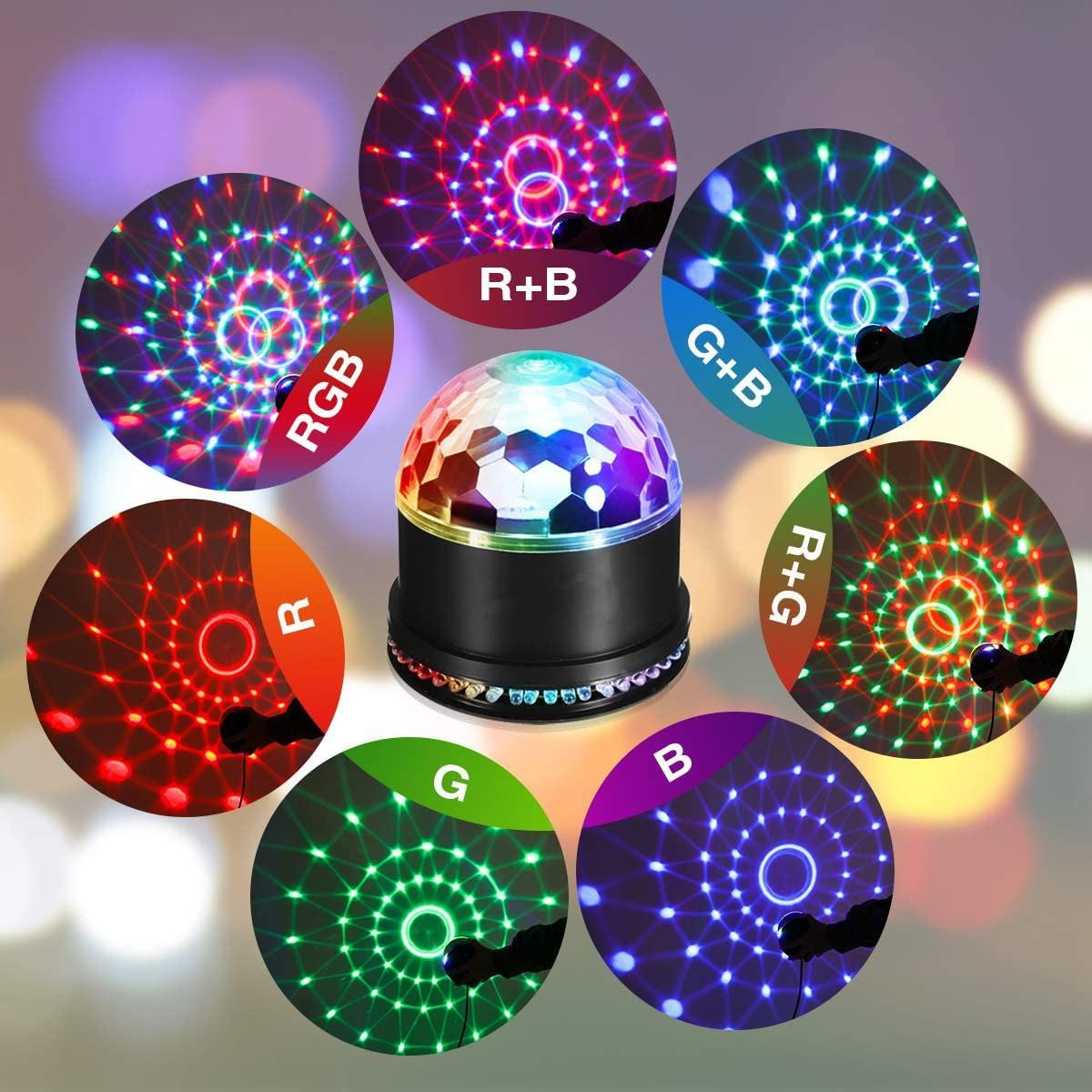 太阳魔球 led小飞碟魔球 48颗灯珠 led声控酒吧炫彩爆闪灯定制
