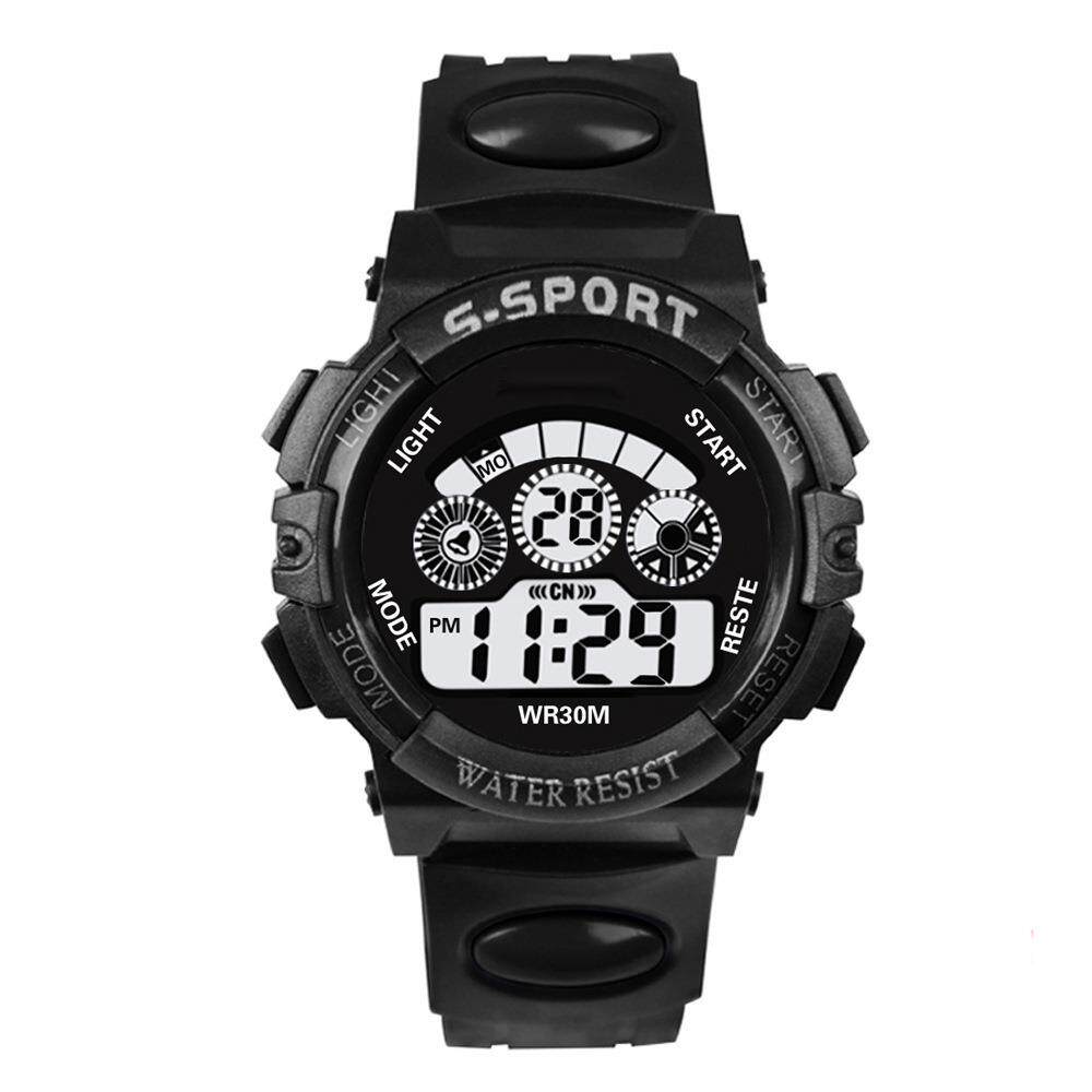 儿童手表多功能运动电子表中小学生夜光表男女孩韩版简约潮流手表