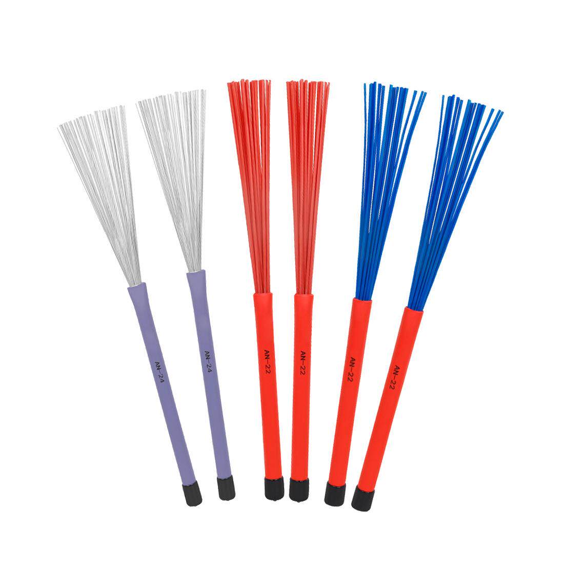 架子鼓爵士鼓专用鼓刷可伸缩不锈钢丝鼓刷尼龙丝箱鼓刷金属鼓棒定