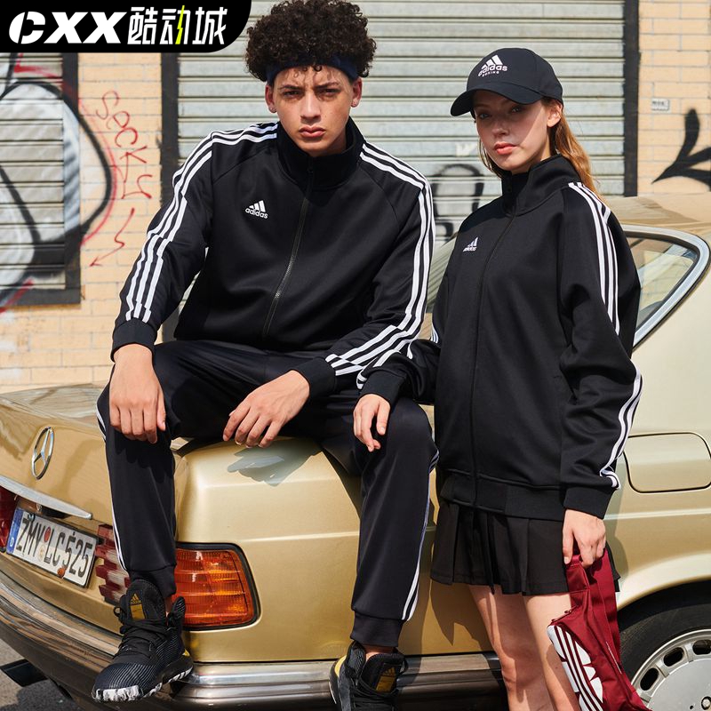 adidas/阿迪达斯外套男女秋冬新款潮男运动休闲情侣夹克上衣套装