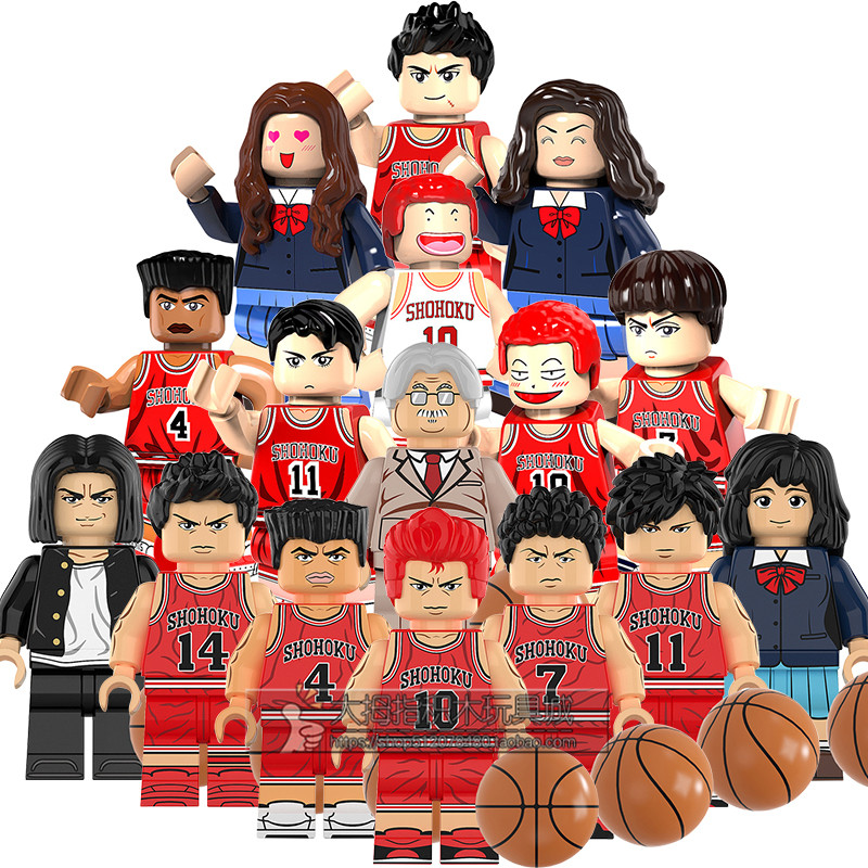 国产卡通动漫拼装积木儿童玩具