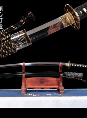 武士刃日本剑中款太刀武式刀居合刀一体居合刀剑防身冷兵器未开刃