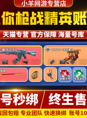 迷你枪战精英手游账号成品号满级全神化买号传说榜一永久号游戏号