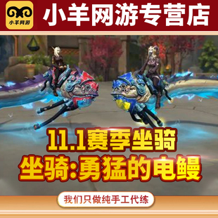 魔兽世界纯手工代练S2赛季PVP勇猛的电鳗坐骑角斗士龙邪气鞍座
