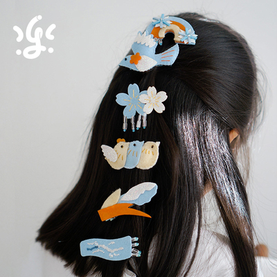 古古楽gugu宝宝手工中国风发夹