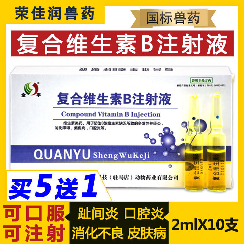复合维生素b宠物猫咪口腔炎皮肤病狗狗趾间炎专用药vb开胃助消化