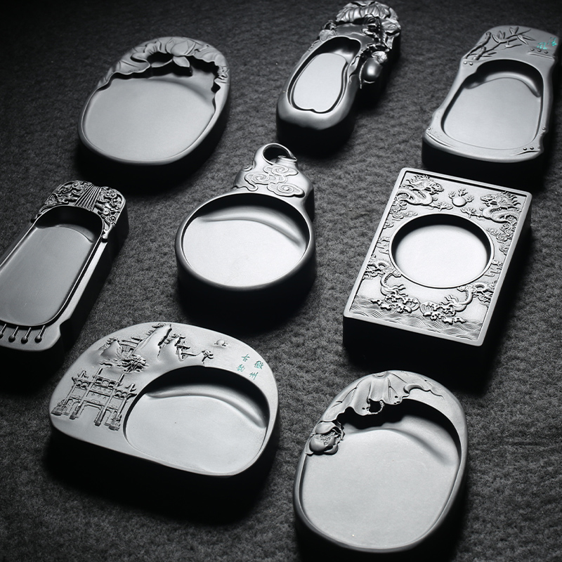 万石君国家非遗精品歙砚黑龙尾