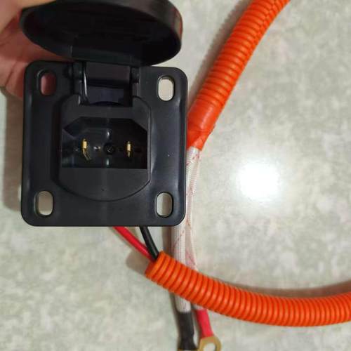 摩卡电动三轮四轮充电口保护盖电动车母座充电口配件接口电动四轮