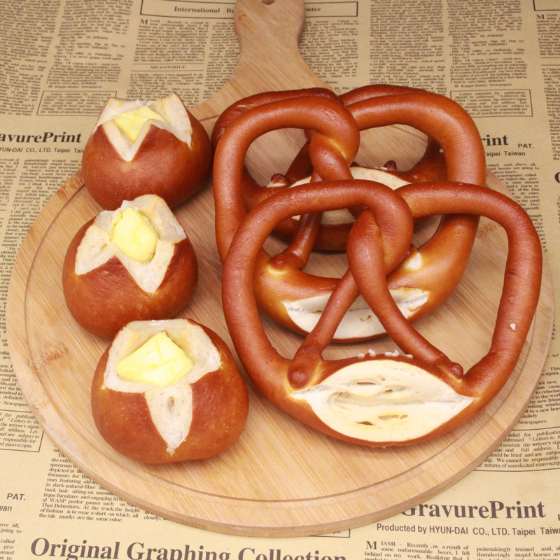 宇儿全麦碱水面包德式普雷结脂卡低无油无糖精零食健身食品早餐