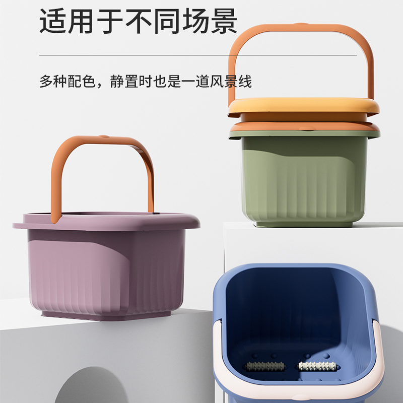 高深泡脚桶加厚结实塑料
