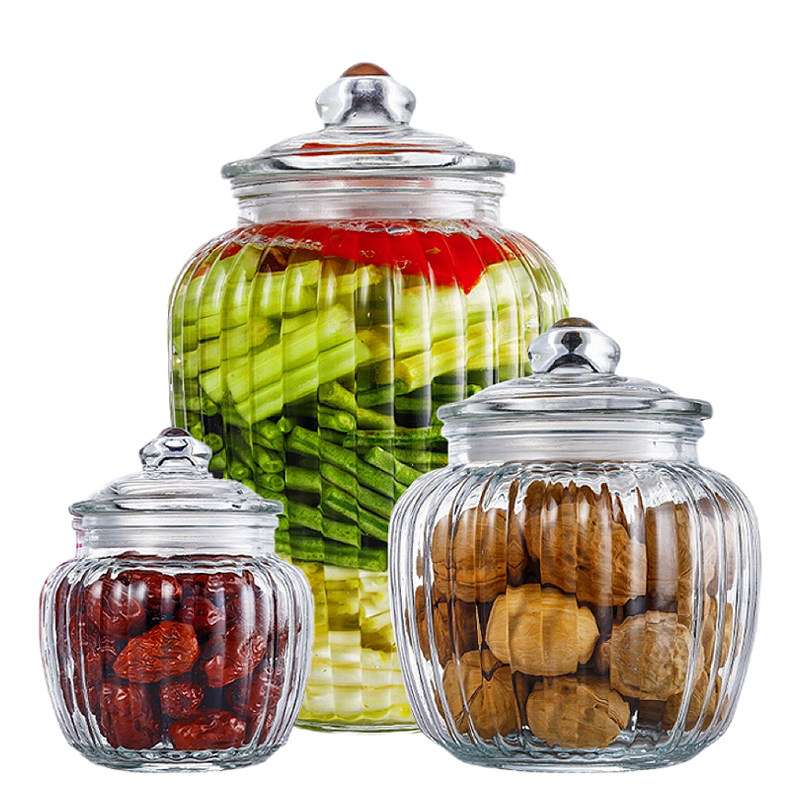 加厚大容量泡菜坛子玻璃瓶密封罐腌菜罐子食品级家用腌制咸菜罐子,厨房/烹饪用具,密封罐,淘宝优惠券,粉丝福利购,淘宝优惠卷