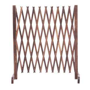 防腐木栅栏围栏护栏木篱笆碳化宠物围栏户外网格花架隔断伸缩拉网
