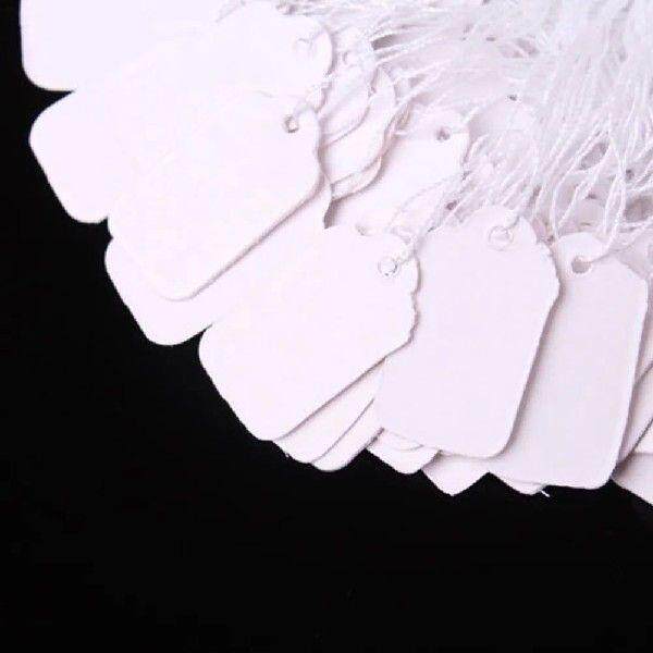 White Labels Display Tags Marking Tags Price Tags with