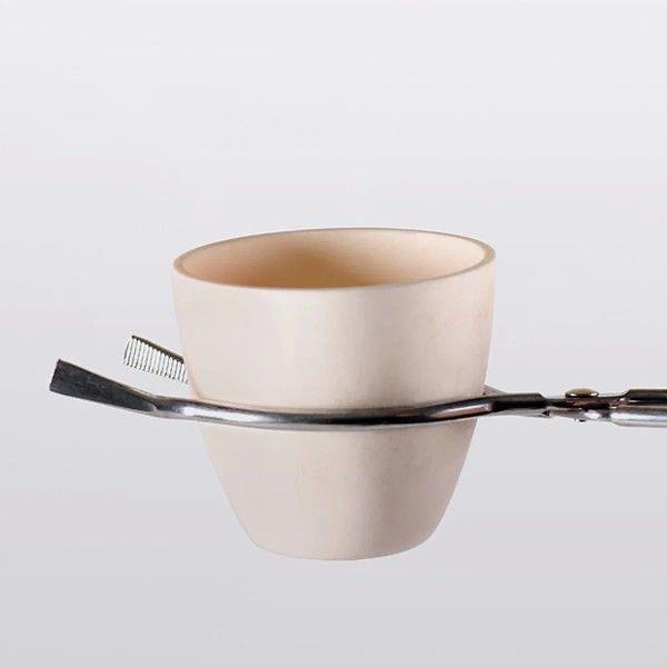 3 PCS Flask Beaker Clamp Crucible Laboratory Heavy Ceramic