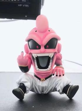 10CM Dragon Ball Z Super Saiyan One Majin Buu Frieza Figure