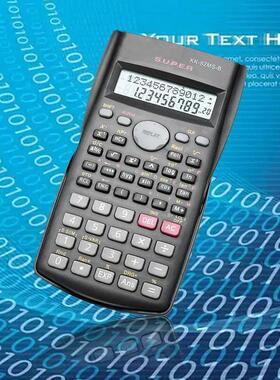 Scientific Calculator with 240 Functions and 2-Line Screen M