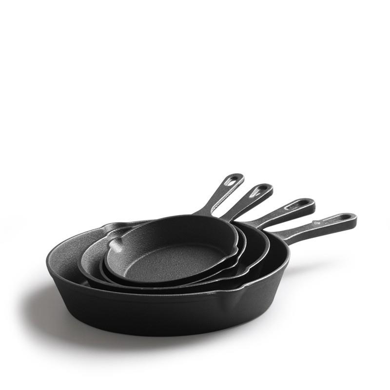 Cast iron pan frying pan kitchenware Tableware set steak pan