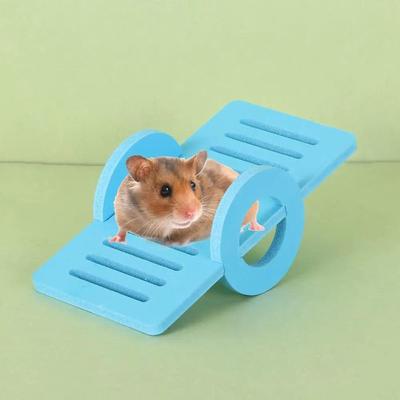 Hamster Toys Set Include Wooden Hamster House for Small Anim