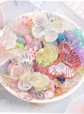 Mix Colorful Baroque Resin Charms Beads For Jewelry Making