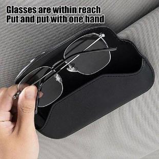 Sun Visor Sunglasses Holder Car Glasses Case Holder Car
