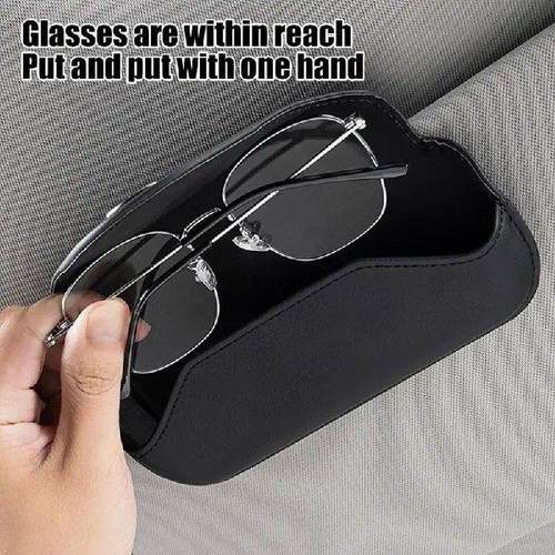 Sun Visor Sunglasses Holder Car Glasses Case Holder Car