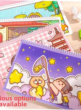 sticker collecting book storage release paper sticker mochi