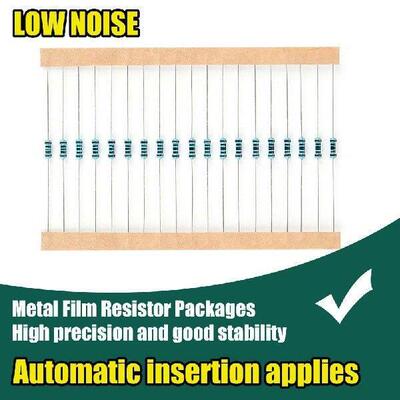 300/600pcs Mixed Metal Film Resistance Pack 10R-1M